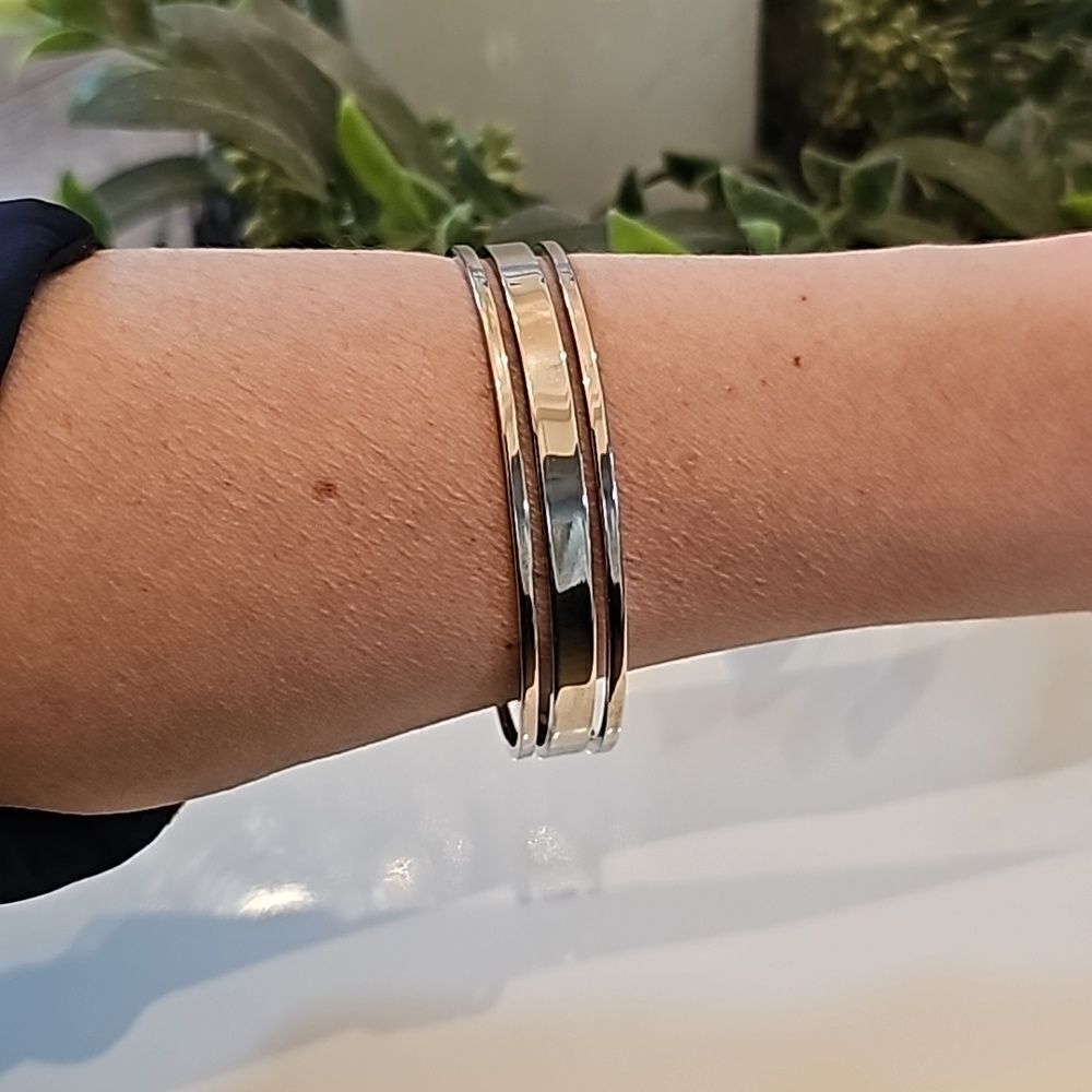 Silver cuff braclet - Picture 5 of 5